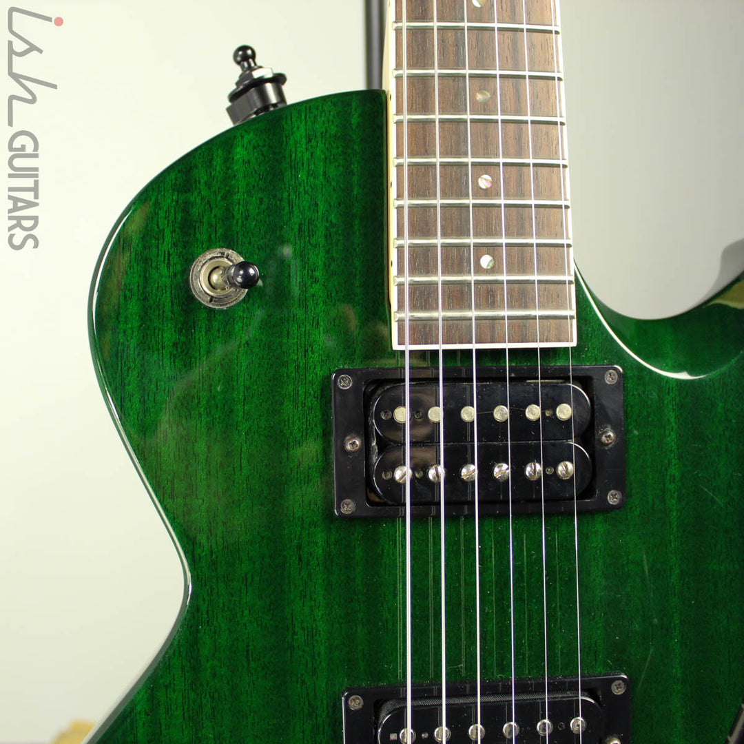 1997 ESP Eclipse Custom Floyd Rose Translucent Emerald Green
