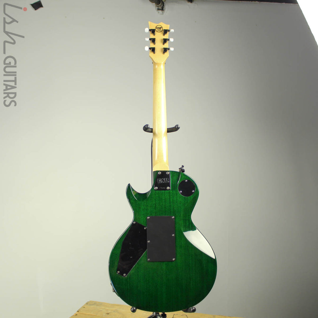 1997 ESP Eclipse Custom Floyd Rose Translucent Emerald Green