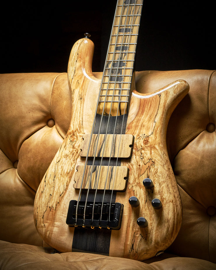 Spector USA Woodstock Custom Collection NS-5XL Rob Spalted Maple