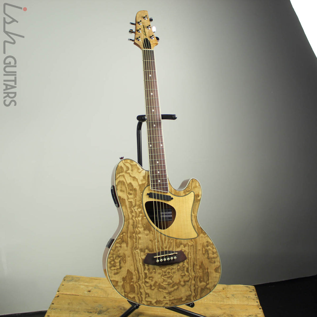 Ibanez TCM50NT Talman Acoustic Electric Guitar Figured Ash