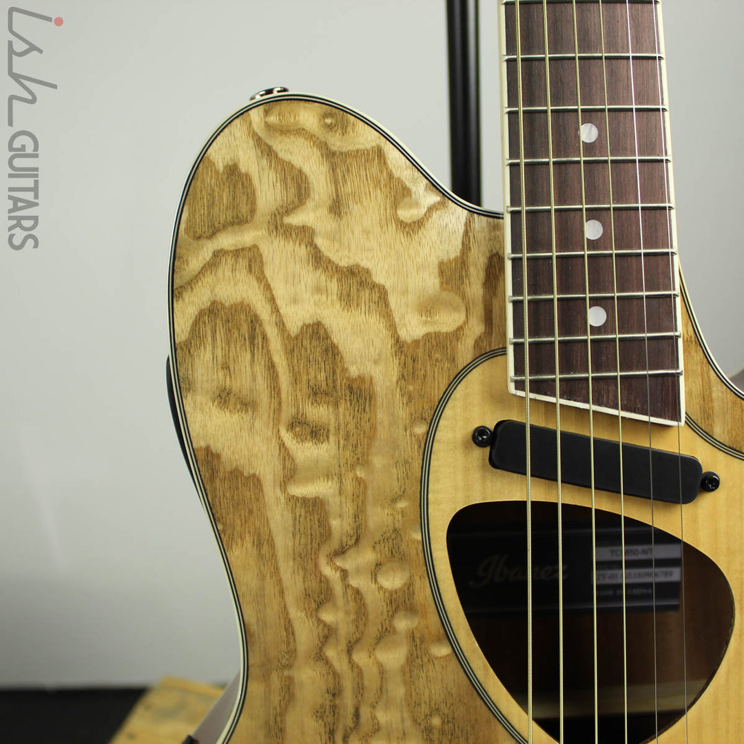 Ibanez TCM50NT Talman Acoustic Electric Guitar Figured Ash