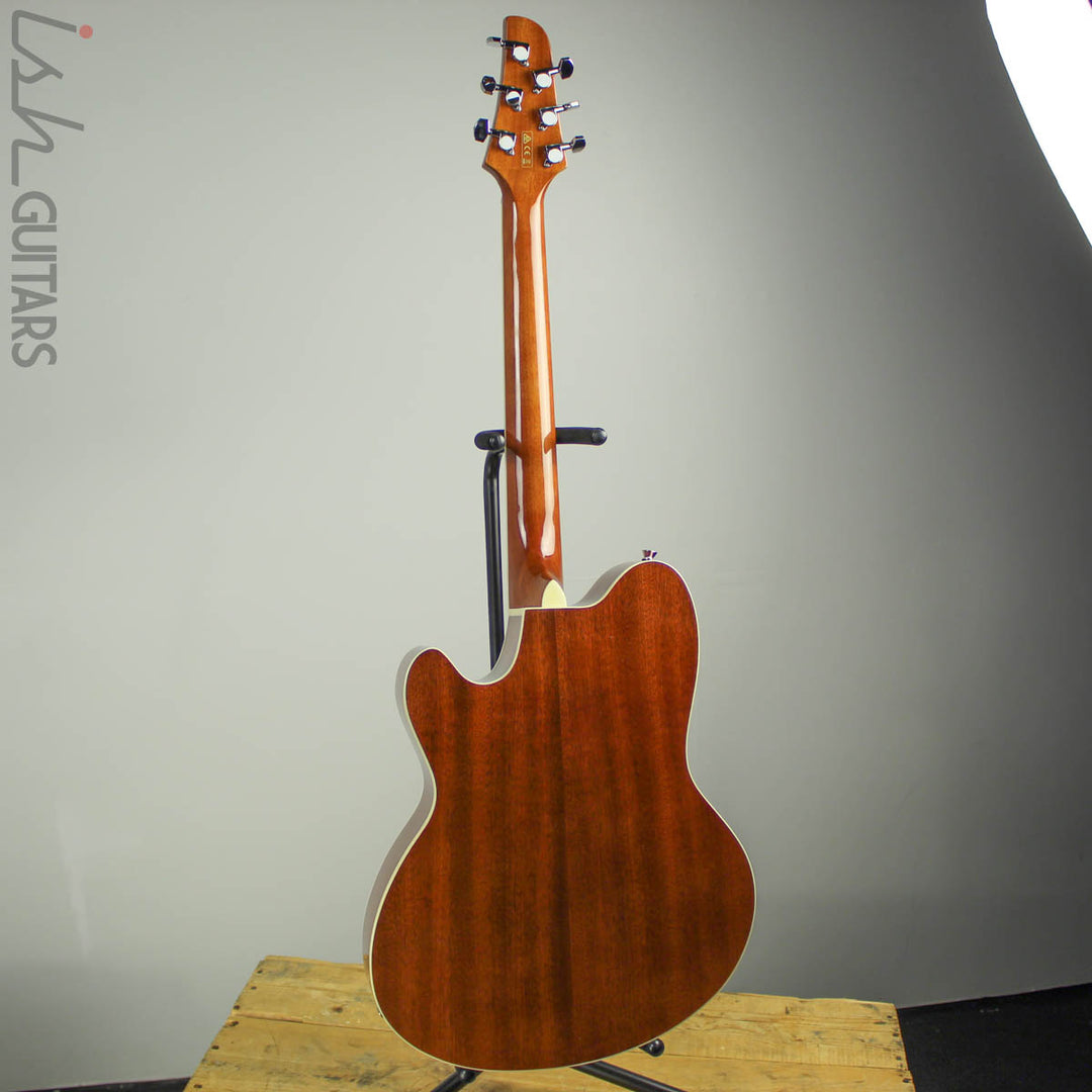 Ibanez TCM50NT Talman Acoustic Electric Guitar Figured Ash