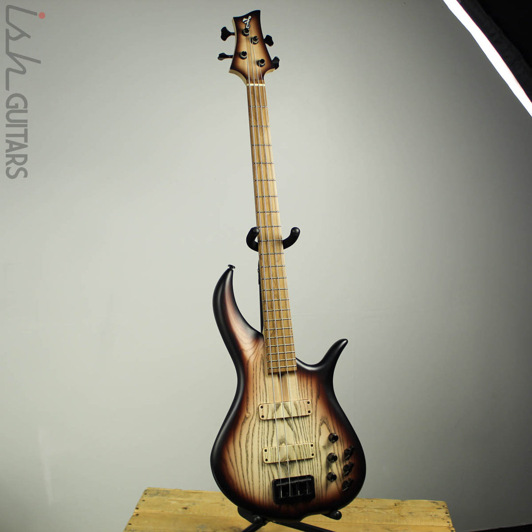 F Bass BN4 Brown Burst Matte