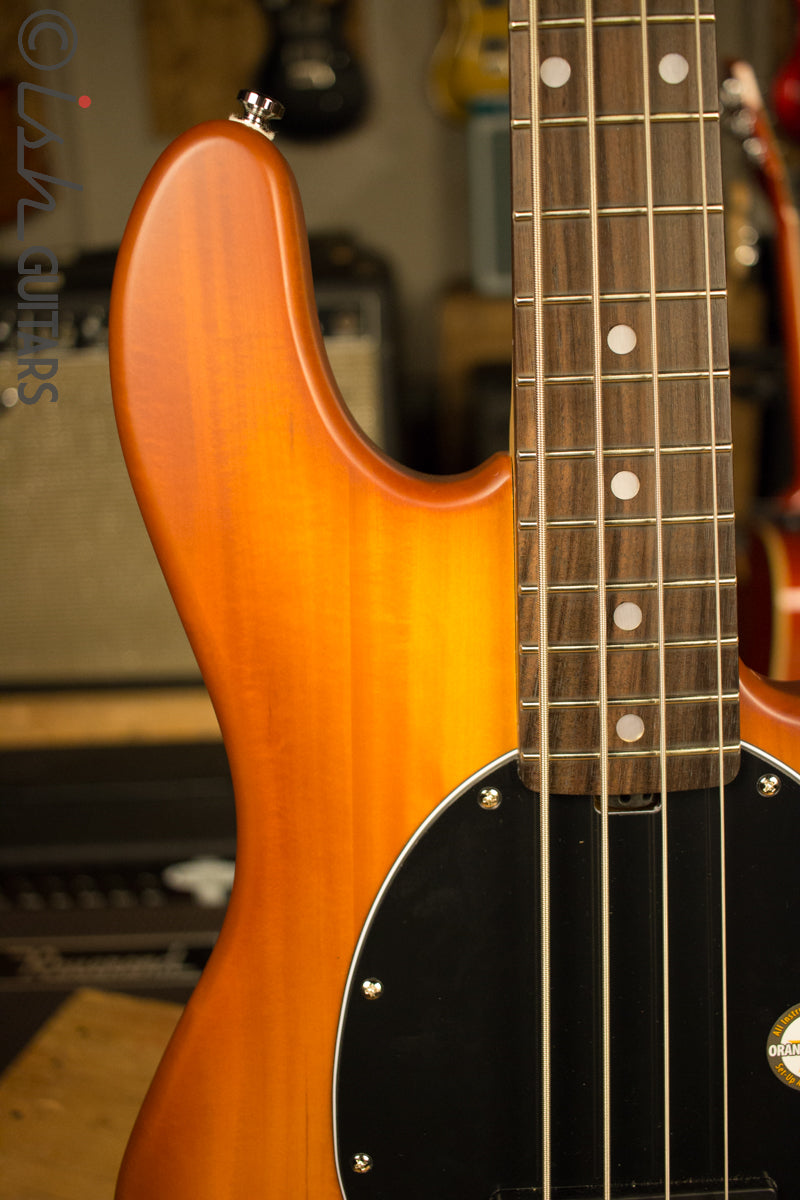 Sterling by Music Man Stingray 4 Satin Honey Burst