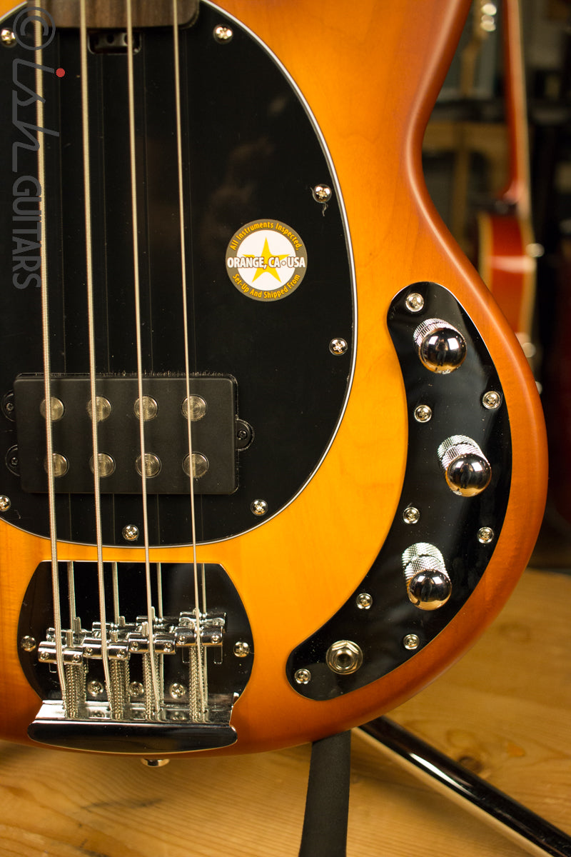 Sterling by Music Man Stingray 4 Satin Honey Burst