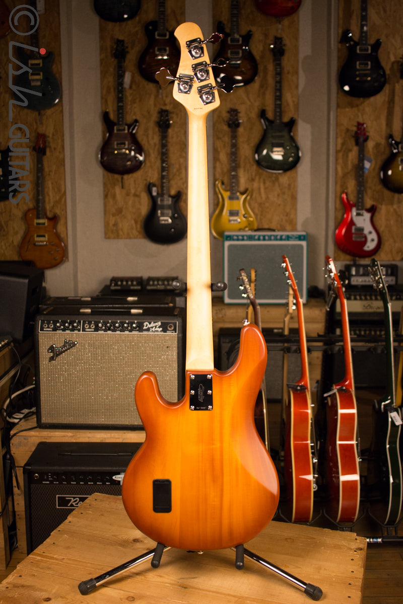 Sterling by Music Man Stingray 4 Satin Honey Burst