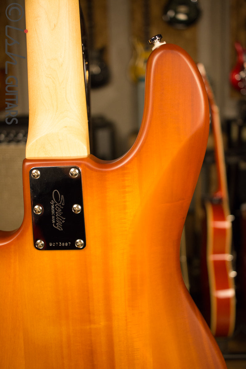 Sterling by Music Man Stingray 4 Satin Honey Burst