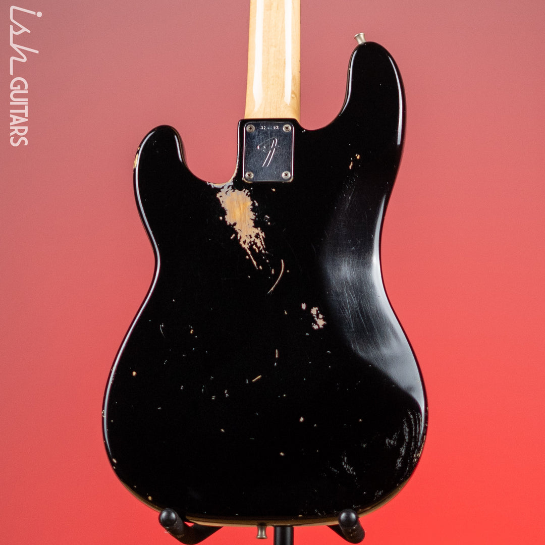 1972 Fender Fretless Precision Bass Black