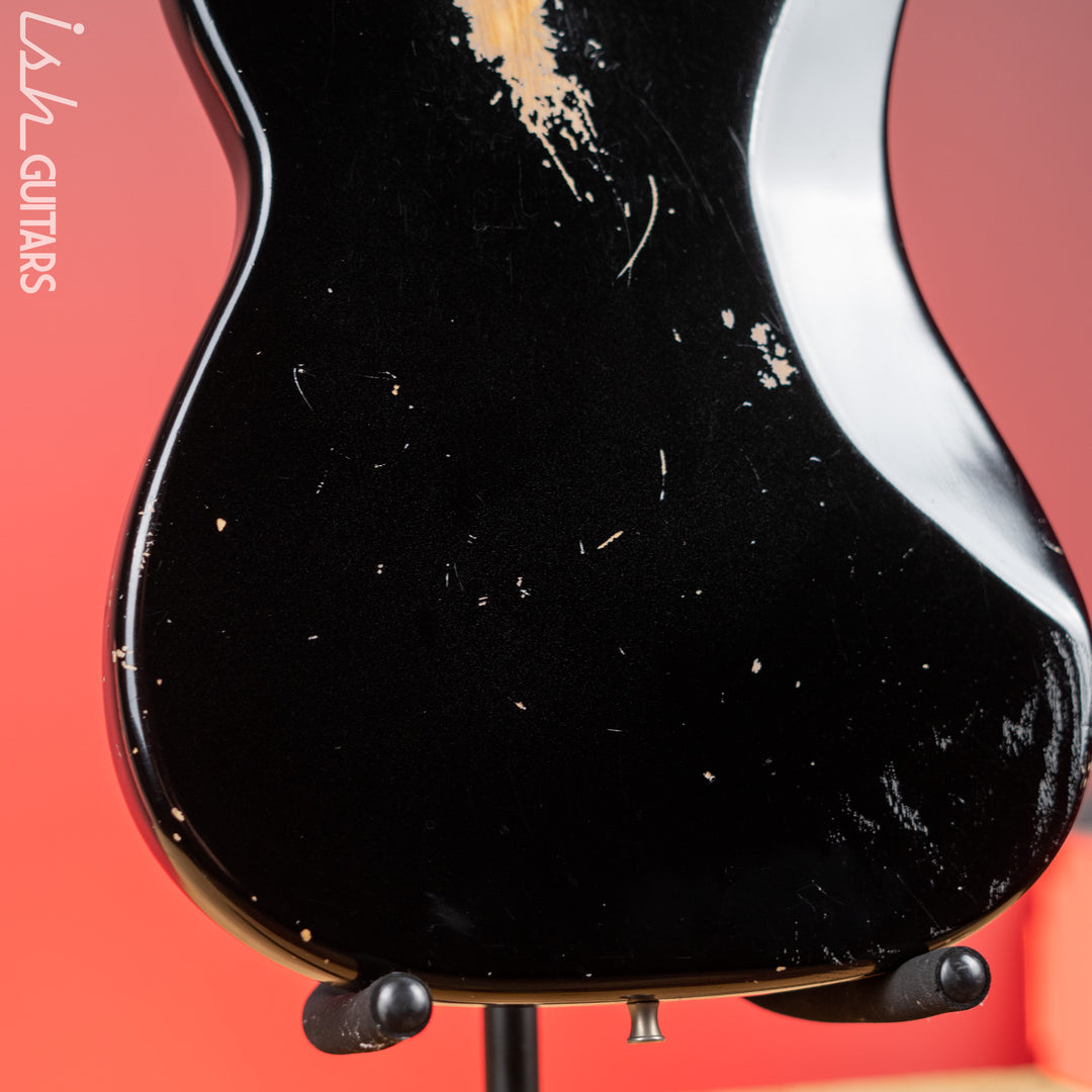 1972 Fender Fretless Precision Bass Black