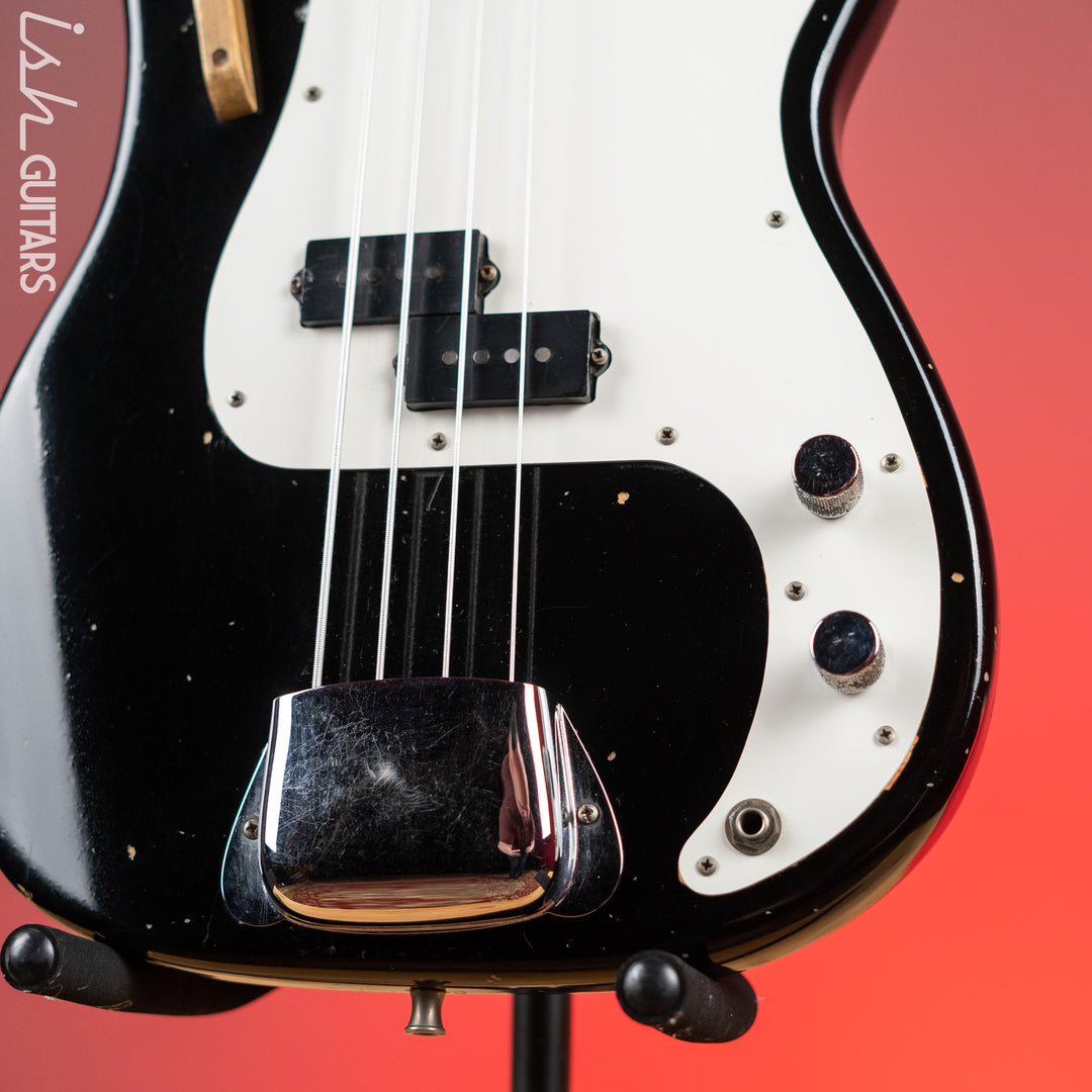 1972 Fender Fretless Precision Bass Black
