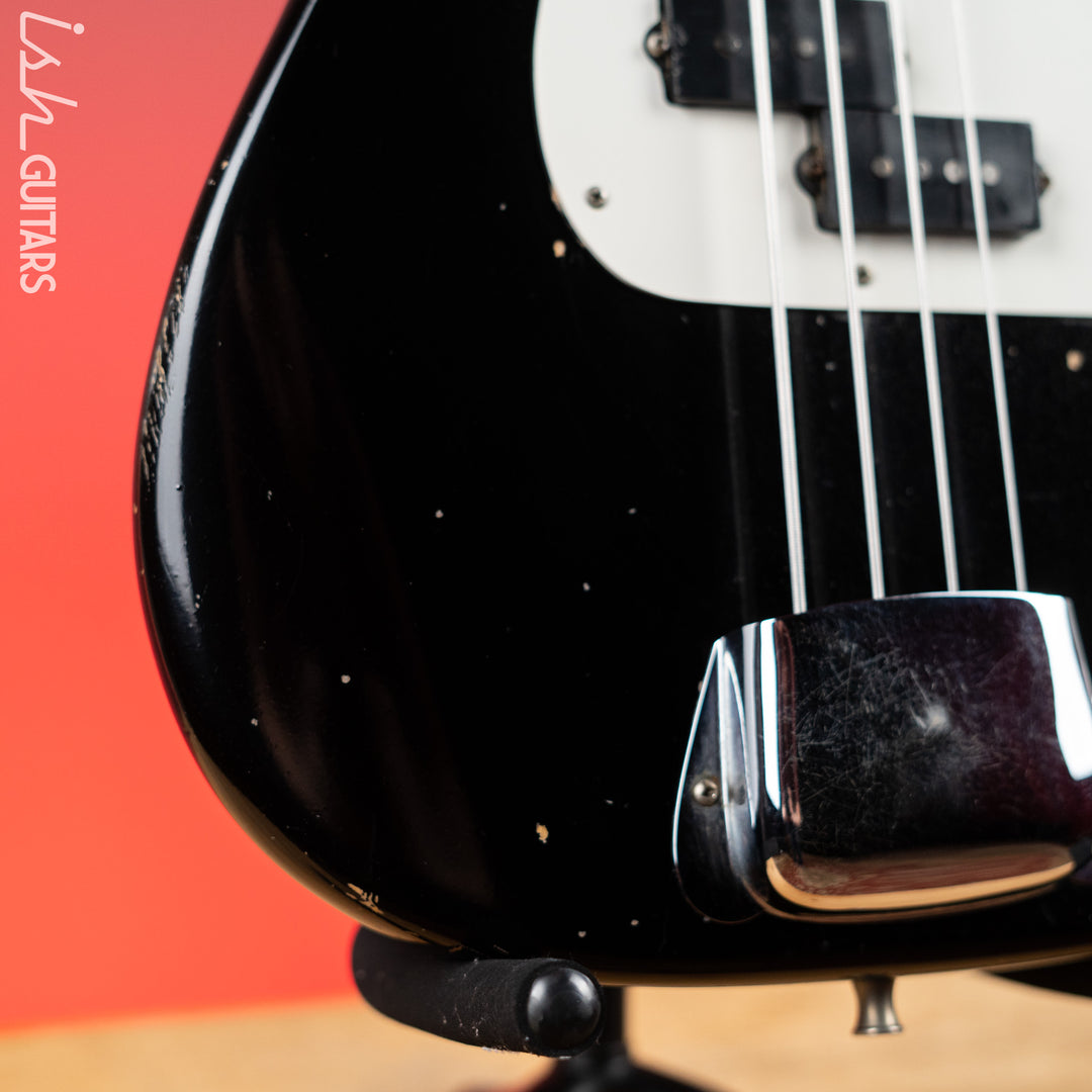 1972 Fender Fretless Precision Bass Black