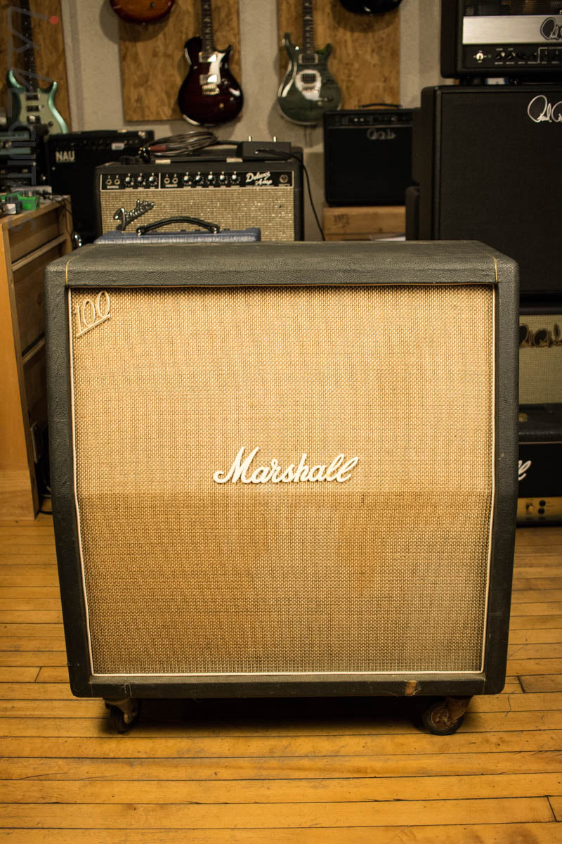 1968 Marshall Plexi Amplifier Head &amp; 68/69 Marshall Slant 4x12 Cabinet w/ Magus Ultimate Attenuator