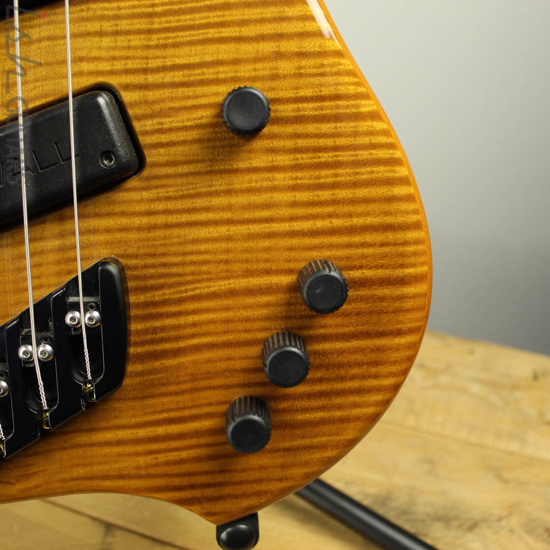 2003 Dingwall Afterburner I Flamed Maple Amber Fanned Fret Bass