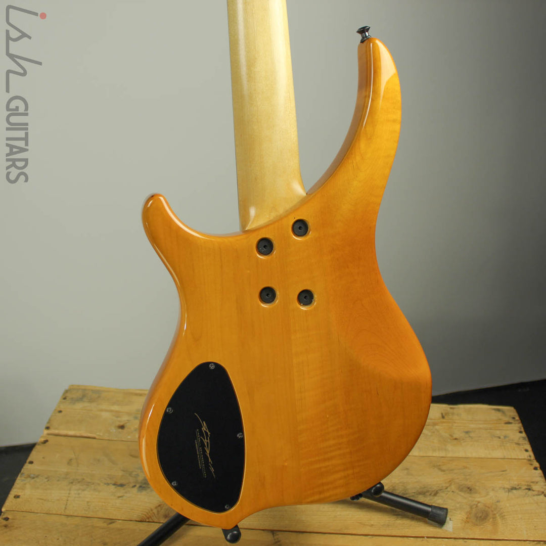 2003 Dingwall Afterburner I Flamed Maple Amber Fanned Fret Bass