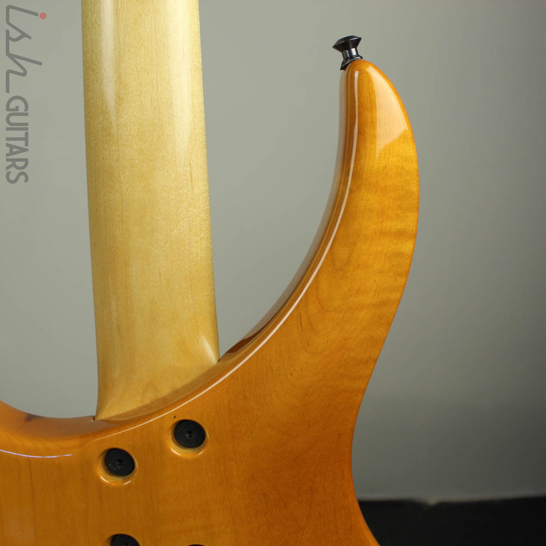 2003 Dingwall Afterburner I Flamed Maple Amber Fanned Fret Bass