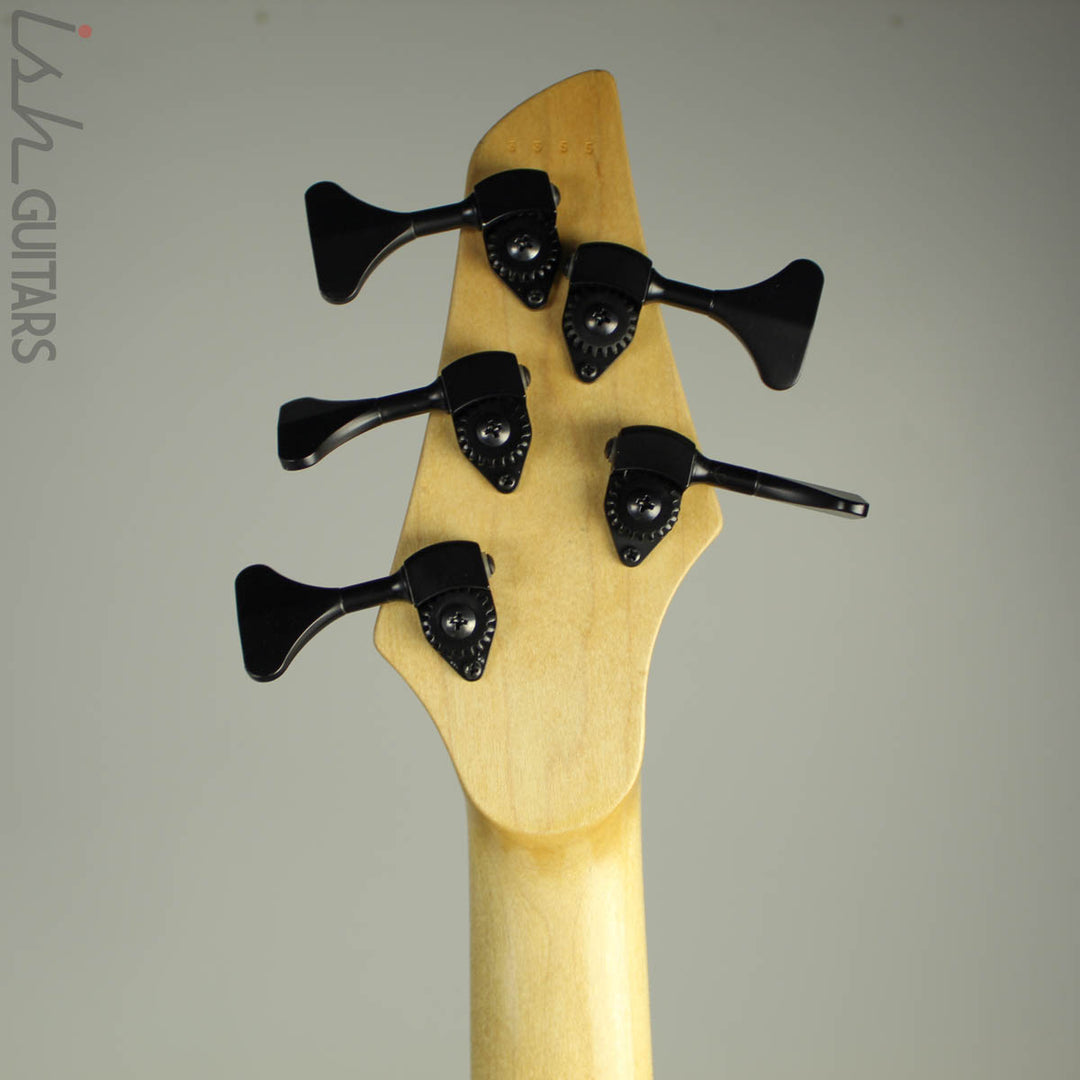 2003 Dingwall Afterburner I Flamed Maple Amber Fanned Fret Bass