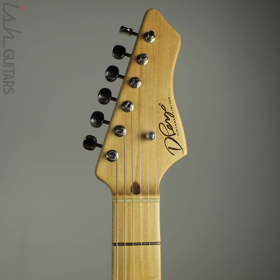 2014 D’Pergo Vintage Limited Strat Tobacco Sunburst