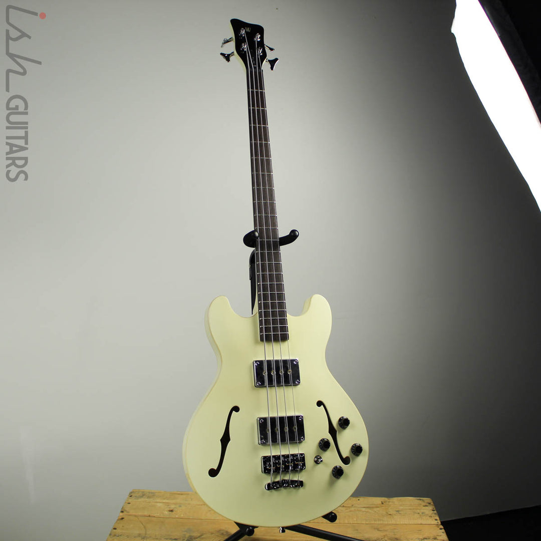 2018 Warwick Teambuilt Pro Series Star Bass Maple 4 Solid Creme White High Polish