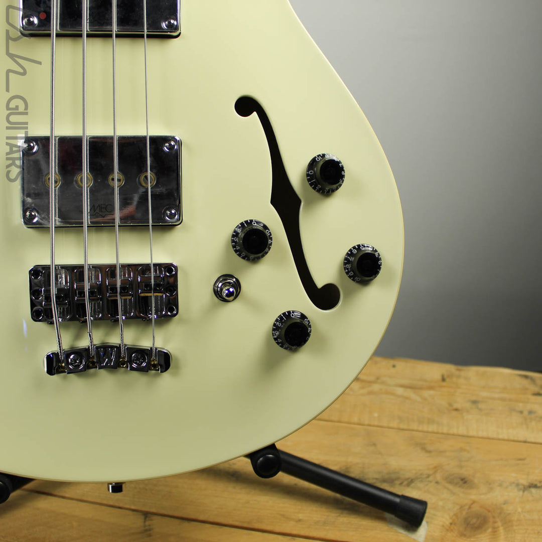 2018 Warwick Teambuilt Pro Series Star Bass Maple 4 Solid Creme White High Polish