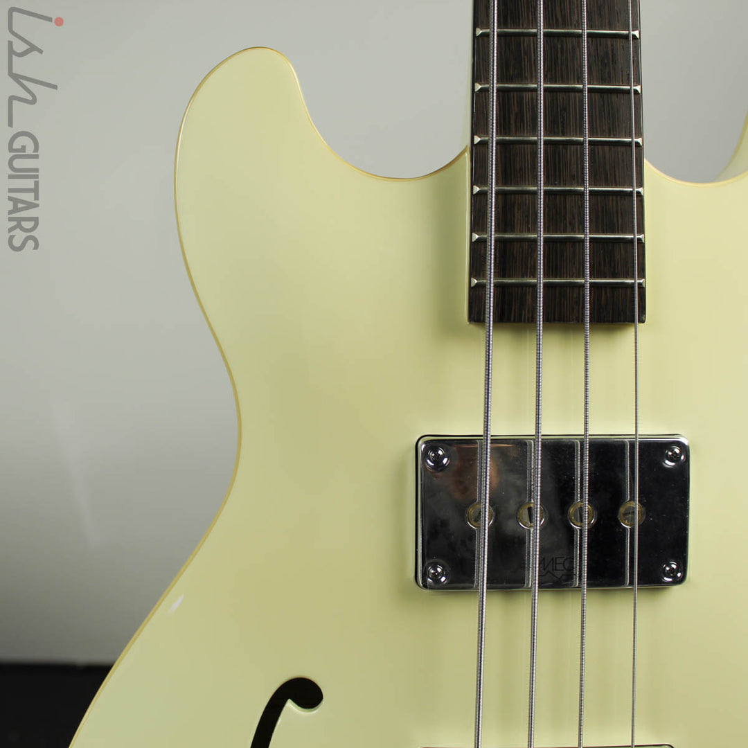 2018 Warwick Teambuilt Pro Series Star Bass Maple 4 Solid Creme White High Polish