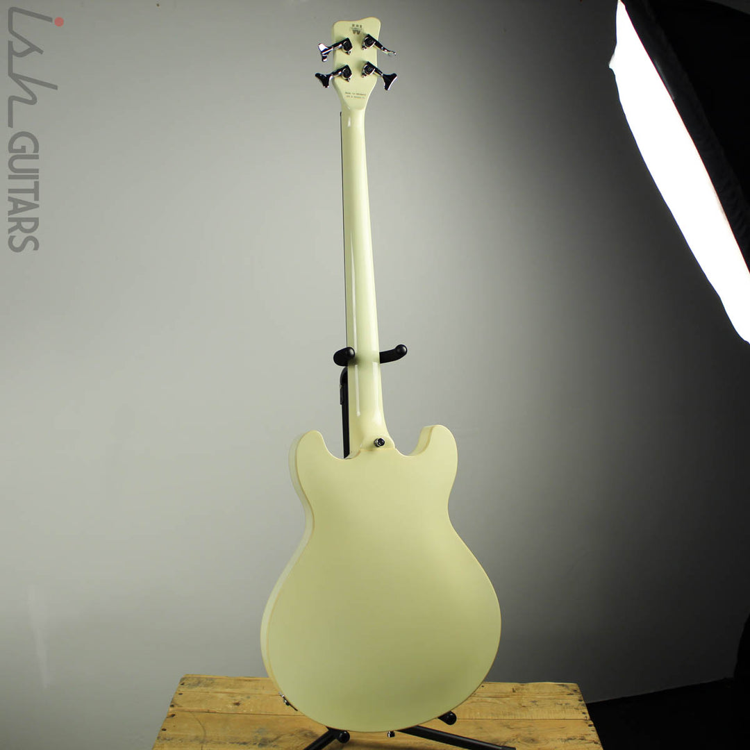 2018 Warwick Teambuilt Pro Series Star Bass Maple 4 Solid Creme White High Polish