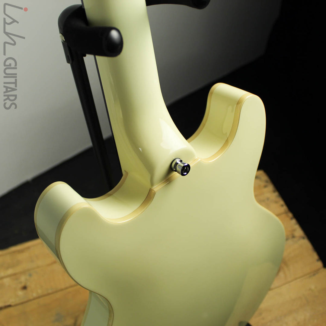 2018 Warwick Teambuilt Pro Series Star Bass Maple 4 Solid Creme White High Polish