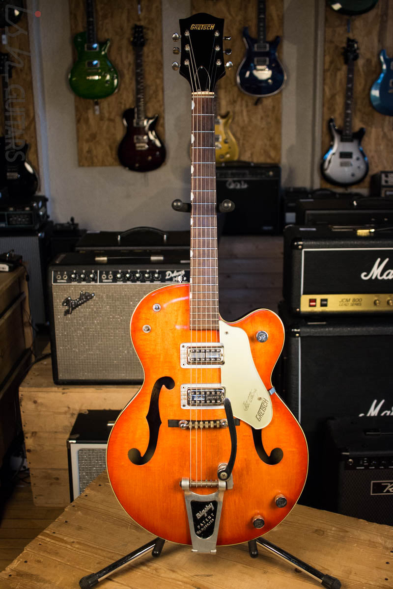 1961 Gretsch 6120 Style 6119 Anniversary Chet Atkins Orange Refin Real F Holes!