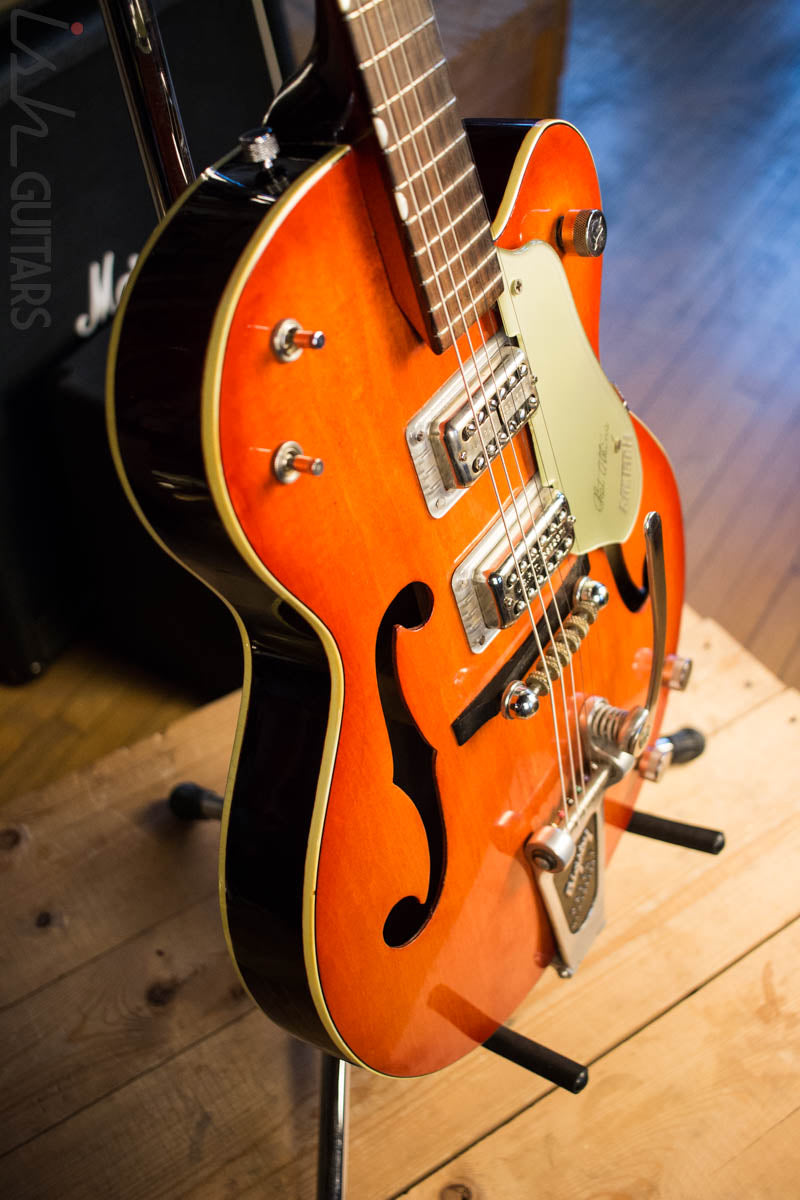 1961 Gretsch 6120 Style 6119 Anniversary Chet Atkins Orange Refin Real F Holes!