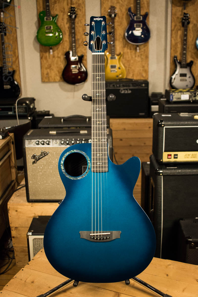 RainSong Co-WS1005NSM Concert Series Acoustic Electric Guitar Marine Blue