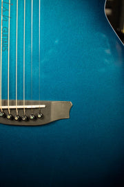 RainSong Co-WS1005NSM Concert Series Acoustic Electric Guitar Marine Blue