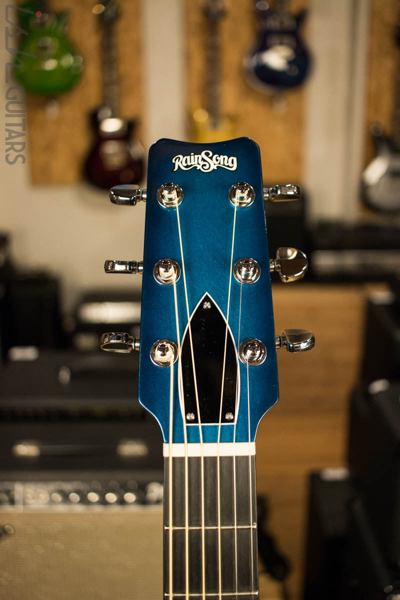 RainSong Co-WS1005NSM Concert Series Acoustic Electric Guitar Marine Blue