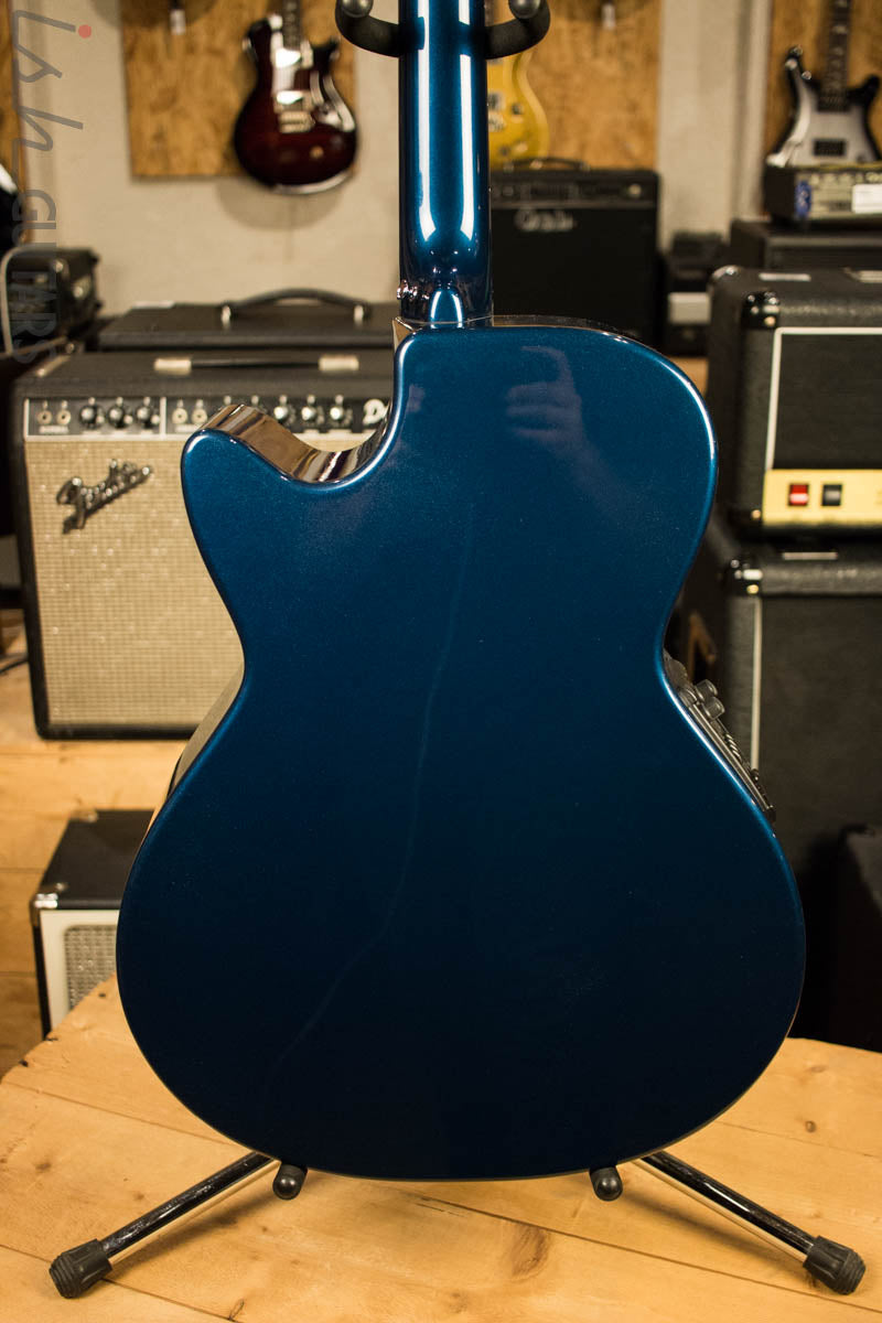 RainSong Co-WS1005NSM Concert Series Acoustic Electric Guitar Marine Blue