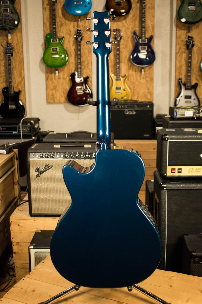 RainSong Co-WS1005NSM Concert Series Acoustic Electric Guitar Marine Blue