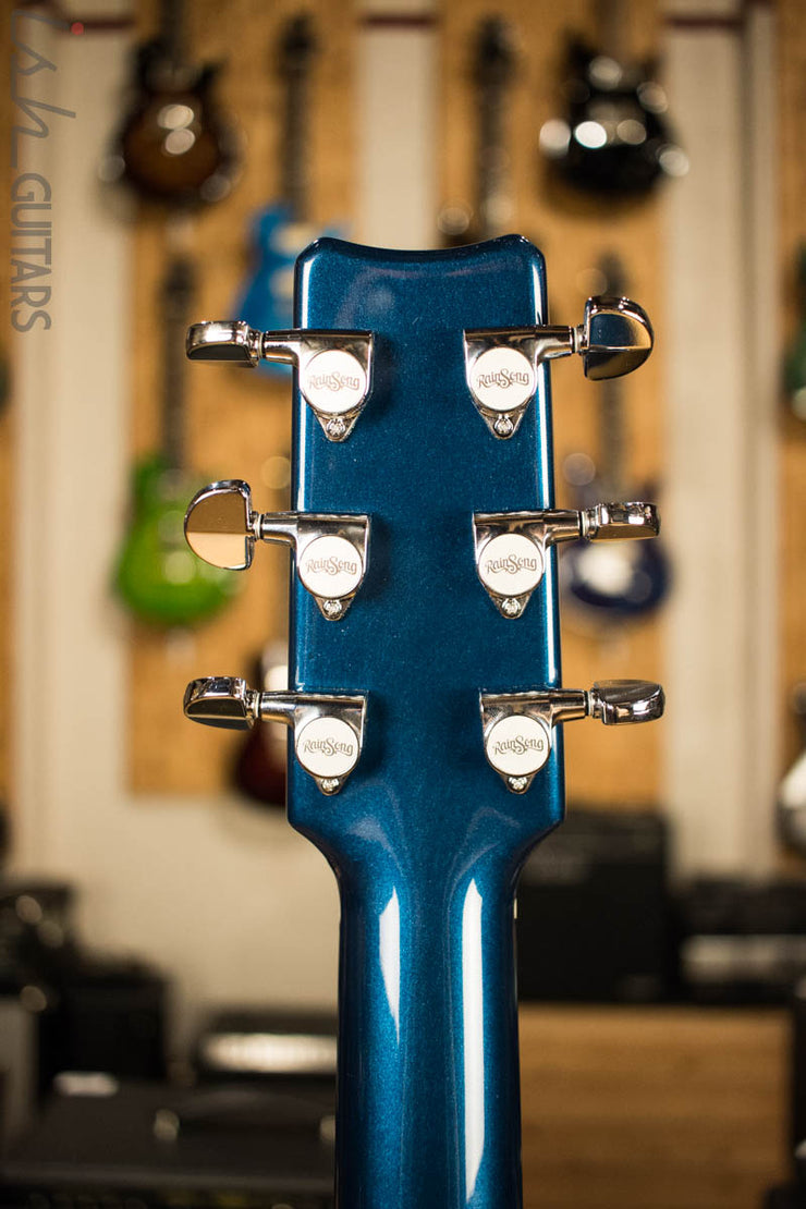 RainSong Co-WS1005NSM Concert Series Acoustic Electric Guitar Marine Blue