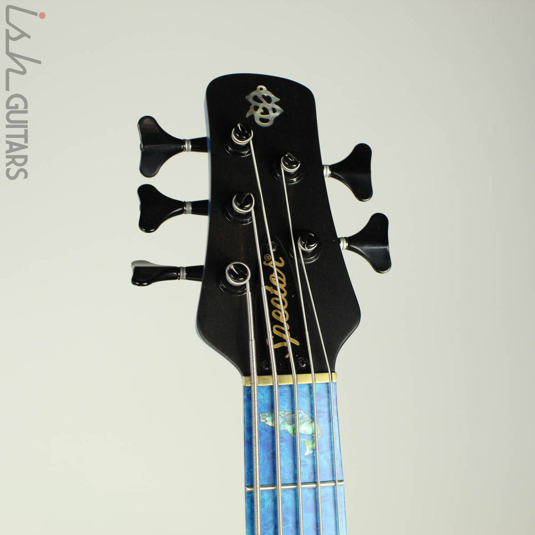 Spector NS-5XL Ish Limited 2018 Buckeye Burl Coral Blue Bass