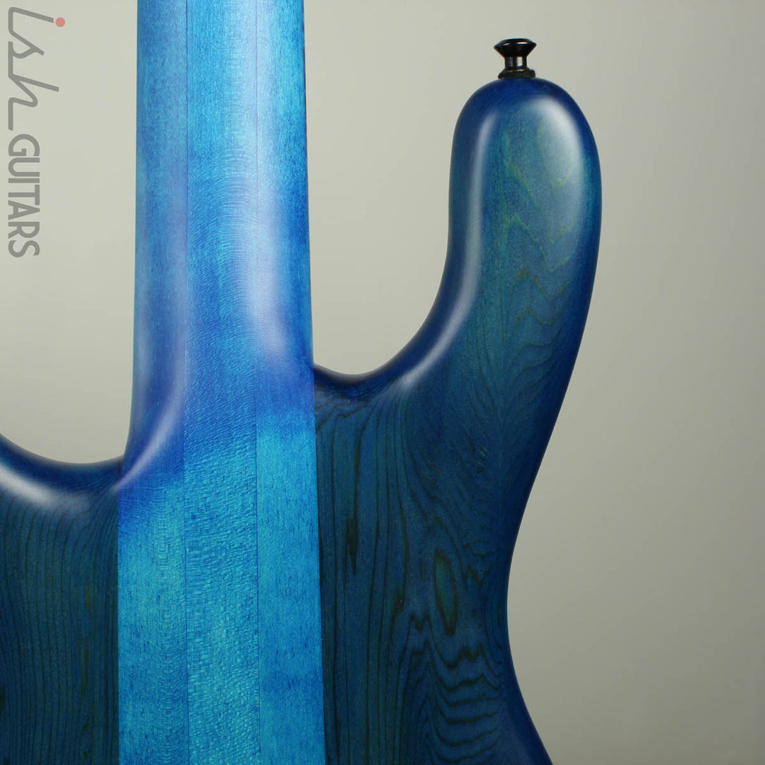 Spector NS-5XL Ish Limited 2018 Buckeye Burl Coral Blue Bass