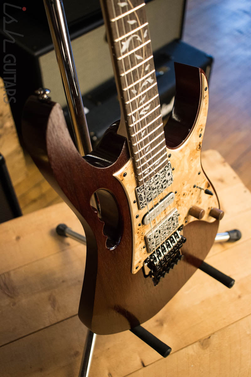 Ibanez JEM77WDP Steve Vai Signature “Woody” Charcoal Brown – Ish