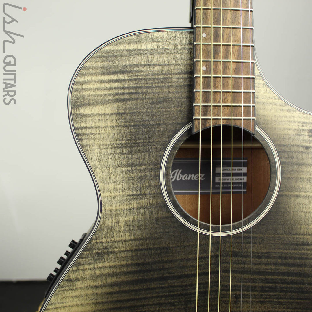 Ibanez AEWC32FM Acoustic Electric Guitar - Glacier Black Low Gloss