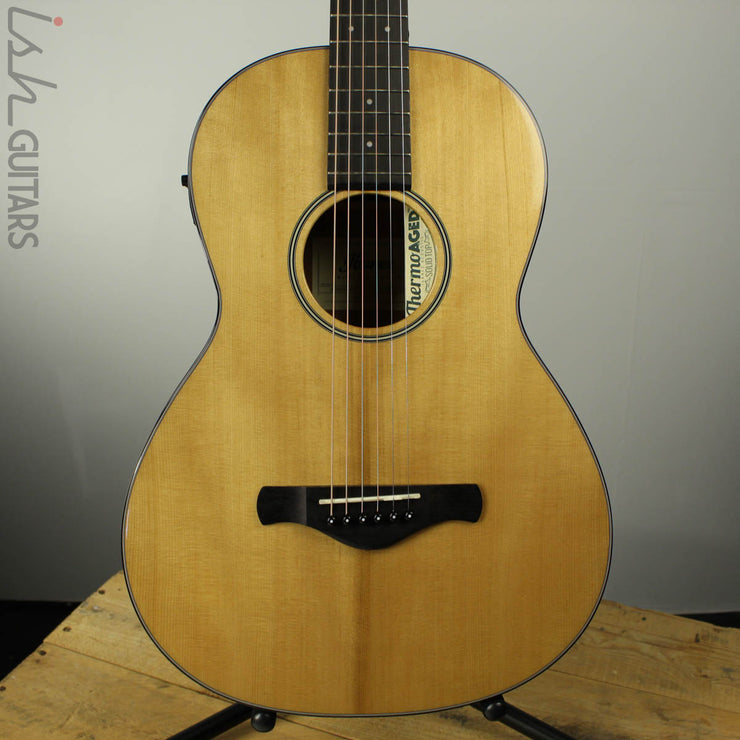 2018 Ibanez AVN9SPE-NT Thermo Aged Parlor Acoustic-Electric Guitar Natural