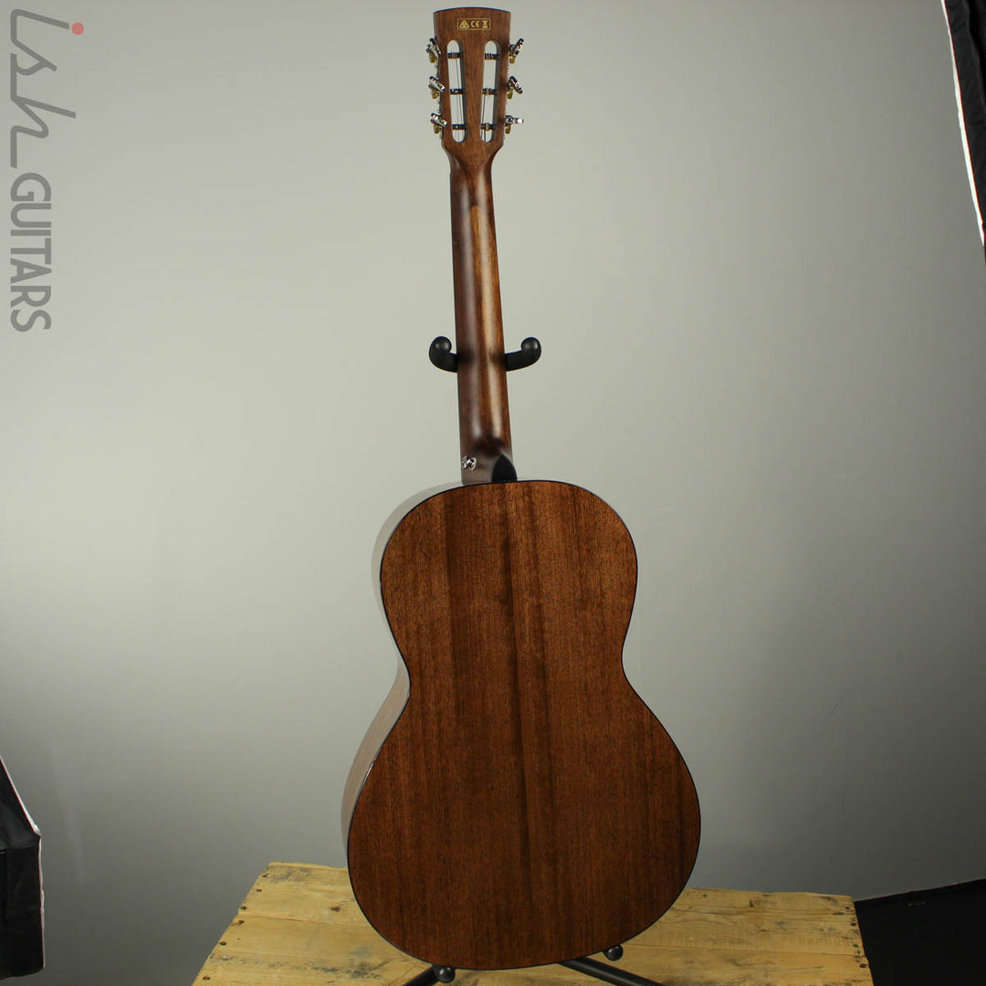 2018 Ibanez AVN9SPE-NT Thermo Aged Parlor Acoustic-Electric Guitar Natural