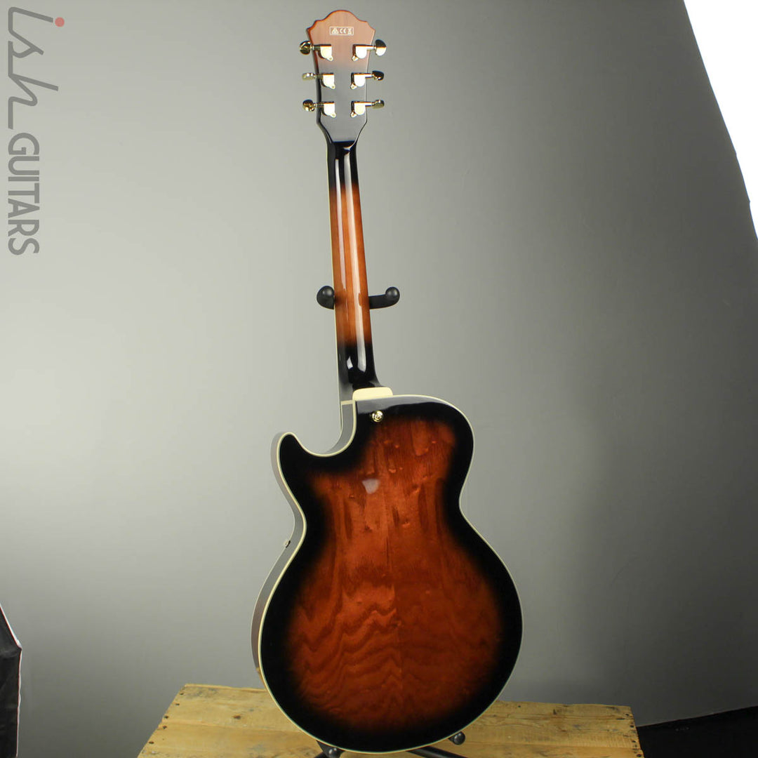 2018 Ibanez Artcore Expressionist AG95QA Dark Brown Sunburst