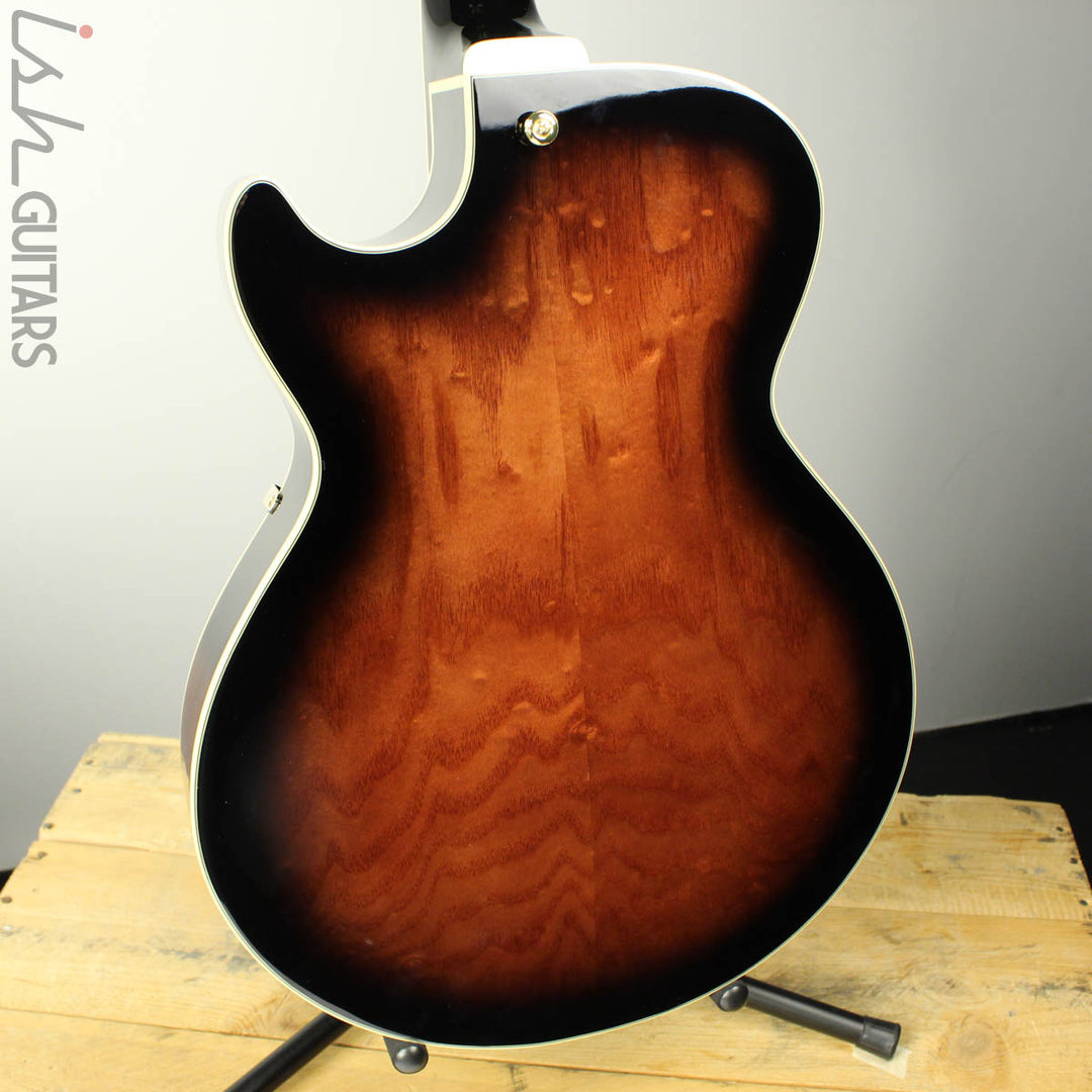 2018 Ibanez Artcore Expressionist AG95QA Dark Brown Sunburst