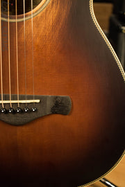 Ibanez AVN11 Artwood Vintage Thermo Aged Acoustic Guitar Antique Brown Sunburst