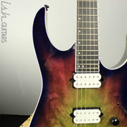 Ibanez Iron Label RGIX6FDLB Electric Guitar Northern Lights Burst