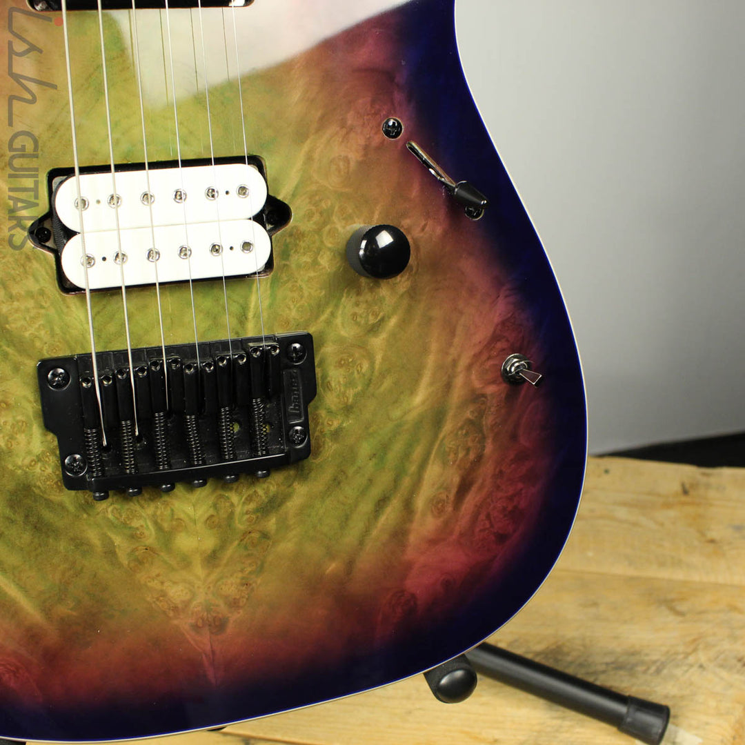 Ibanez Iron Label RGIX6FDLB Electric Guitar Northern Lights Burst