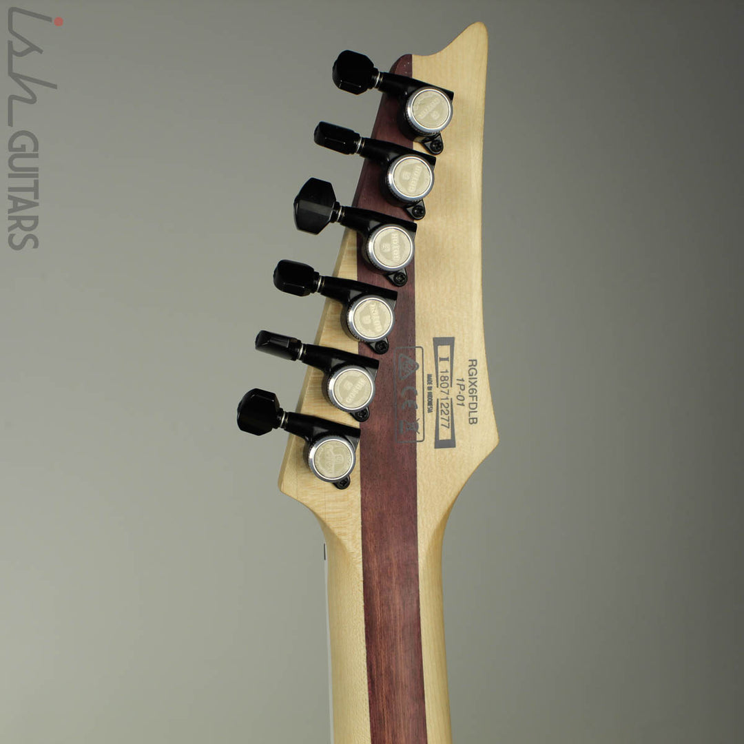 Ibanez Iron Label RGIX6FDLB Electric Guitar Northern Lights Burst