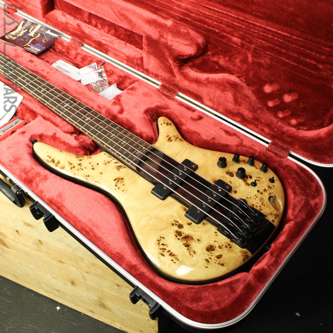 2017 Ibanez 1705BE 5-String Bass Poplar Burl