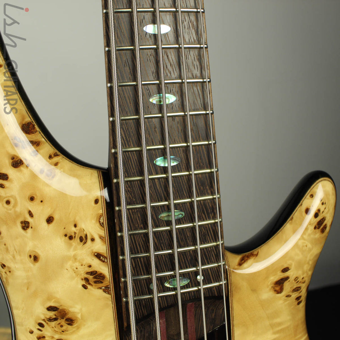 2017 Ibanez 1705BE 5-String Bass Poplar Burl