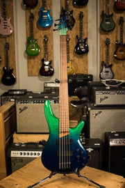 Ibanez SR875BRG Blue Green Fade Electric Bass