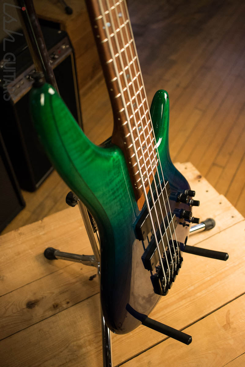 Ibanez SR875BRG Blue Green Fade Electric Bass